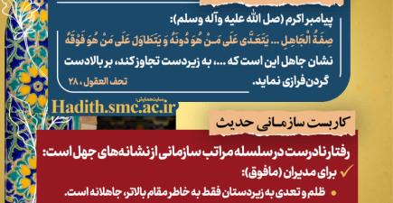 «رهنامه مدیریتی شماره دوم | نشانه‌های جهل در رفتار سازمانی از نگاه پیامبر اکرم(ص)»